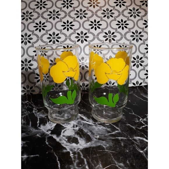 mid century modern tumbler drinking glasses - Picture 1 of 1